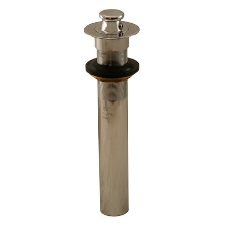 Jones Stephens Chrome Plated Lift and Lock Pop-Up Drain without Overflow P35003